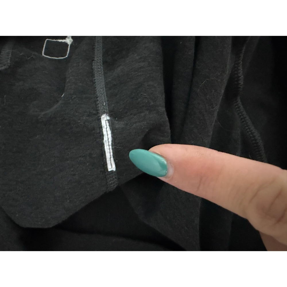 Vuori Womens Charcoal Black Halo Hoodie Performance Sweatshirt Sz M (FLAWS) - Picture 7 of 9
